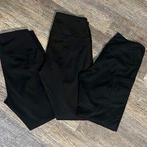 Bundle of black leggings